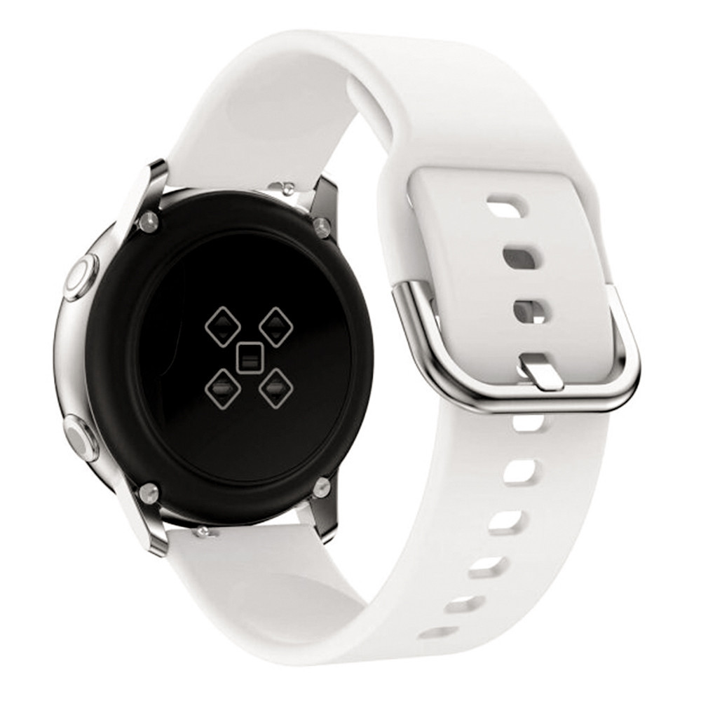 Ремінець Silicon Active Універсальний 20 mm — White, фото 1