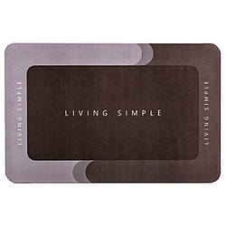 Вологопоглинаючий килимок сірий "Living Simple" 40*60CM*3MM (D) SW-00001572