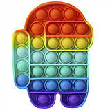 Іграшка-антистрес Pop IT — Квадрат Червоний, фото 4