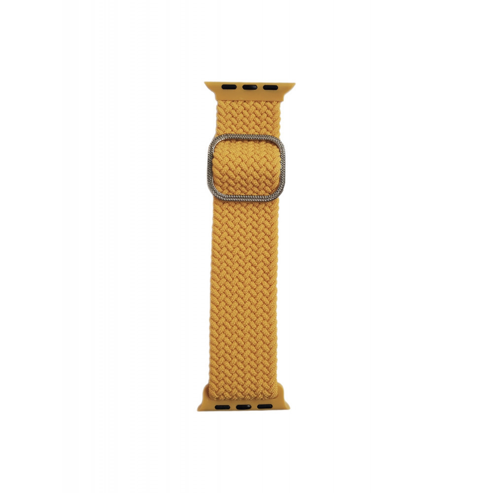 Ремінець Braided Apple Watch 38 mm 40 mm 41 mm — Yellow, фото 1