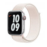 Ремінець Nylon Loop Apple Watch 42 mm 44 mm 45 mm 49 mm — Black & Blue, фото 11
