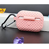Airpods Case 1/2 Fabric Pattern — Pink, фото 3