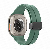 Ремінець Magic Lock Apple Watch 42 mm 44 mm 45 mm 49 mm — Olive Green