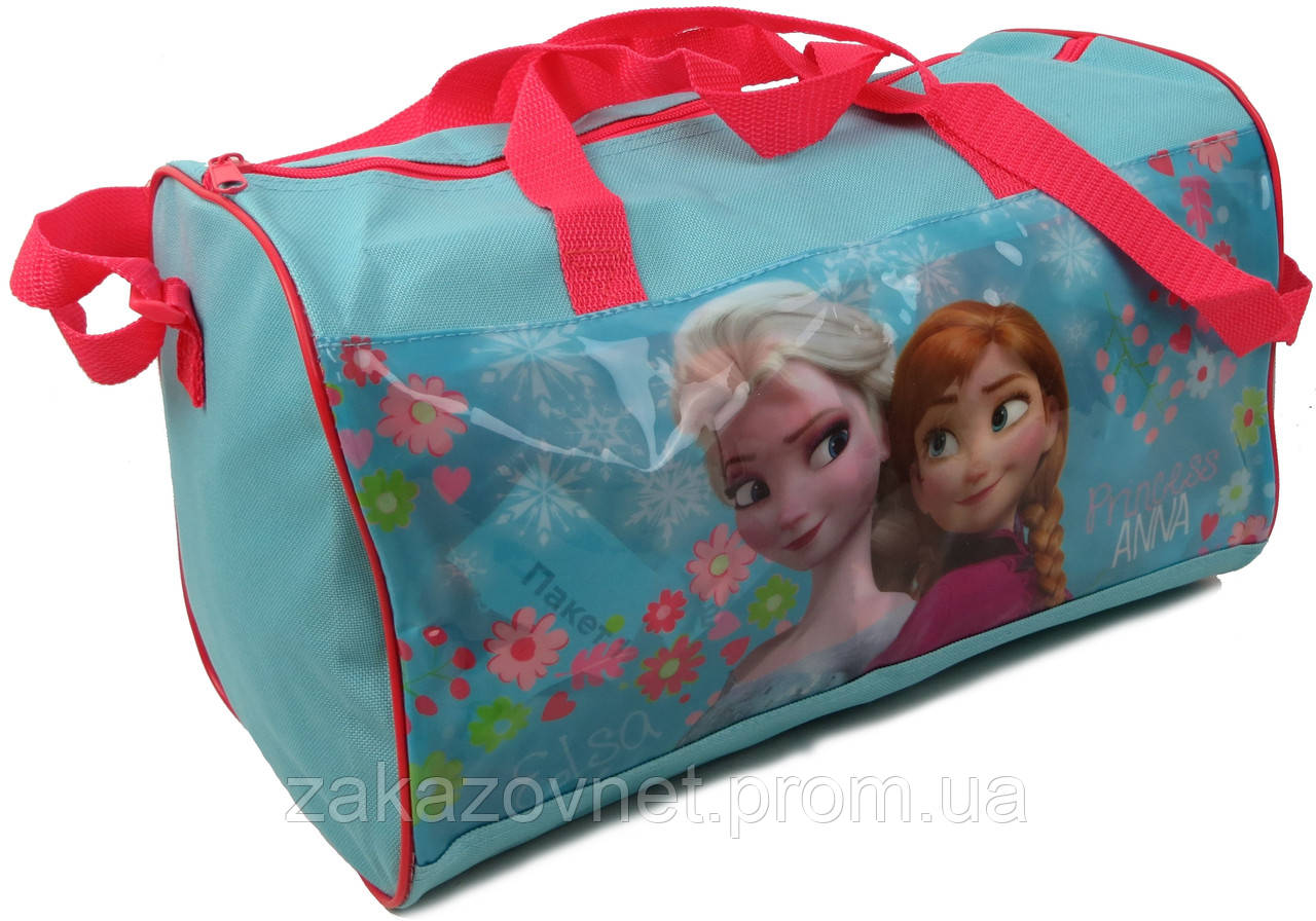 Спортивна дитяча сумка для дівчинки Edibazzar Frozen Холодне серце Різнобарвний (AHD17.014 ZK, код: 8342815