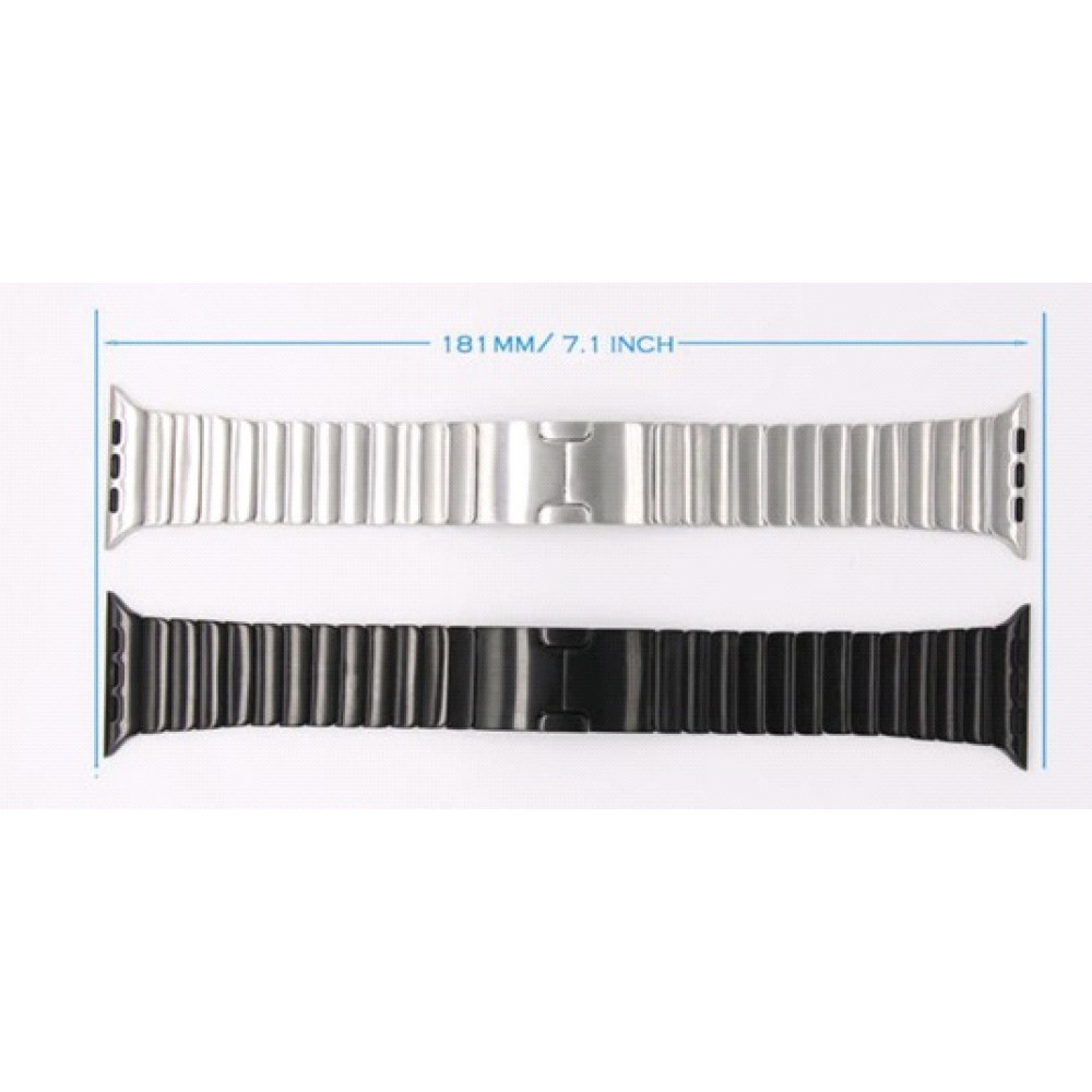 Ремінець Steel Link Apple Watch 42 mm 44 mm 45 mm 49 mm Black