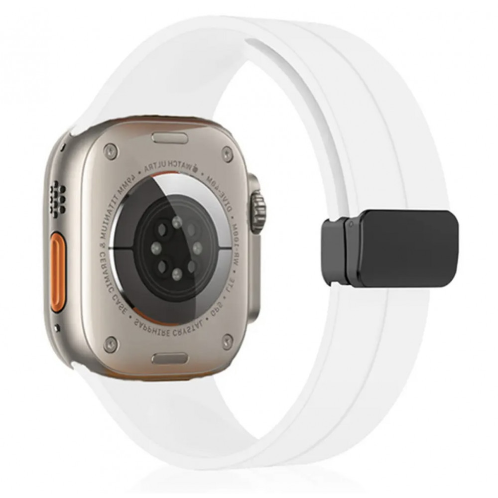 Ремінець Silicon Band Galaxy Watch 4 ; 5 — White, фото 1