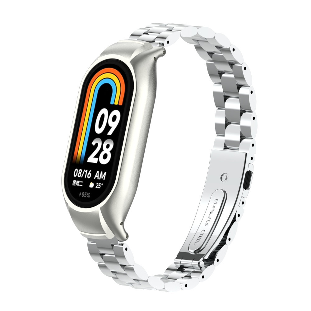Ремінець Bead Design Xiaomi Mi Band 8 ; 9 — Silver, фото 1