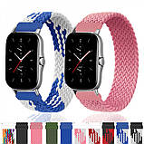 Ремінець Nylon Solo Loop (Long 145 mm) Універсальний 22 mm — Black&White, фото 2