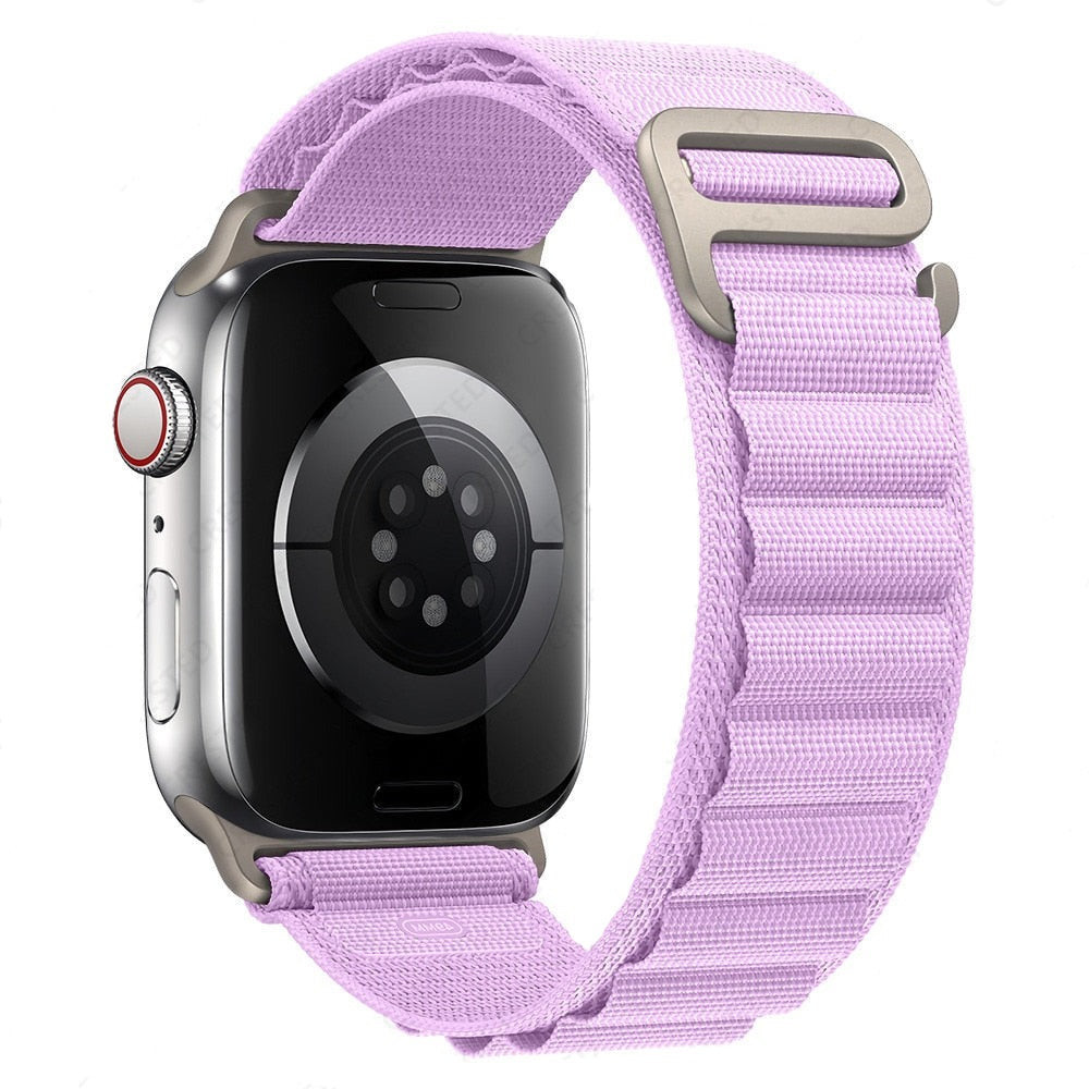Ремінець Alpine Loop Design Apple Watch 38 mm 40 mm 41 mm — Lilac