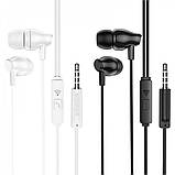 Навушники з мікрофоном 3.5mm —  Borofone BM61 Wanderer — Black, фото 4