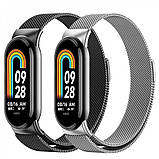 Ремінець Milanese Loop Xiaomi Mi Band 8 ; 9 — Silver, фото 2