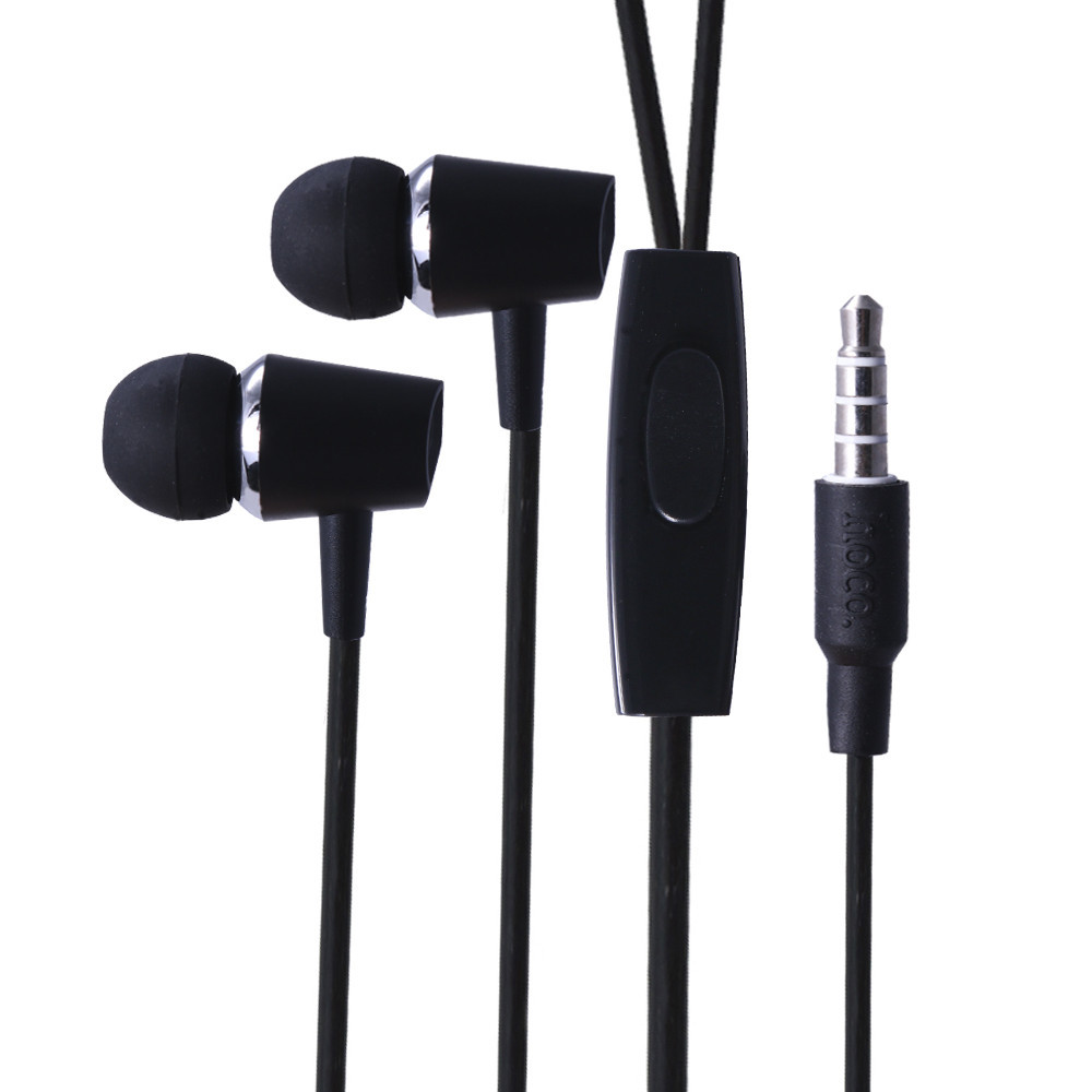 Навушники з мікрофоном 3.5mm — Hoco M34 Honor Music — Black