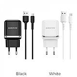 Home Charger | 18W | QC3.0 | Micro Cable (1m) — Borofone BA36A — White, фото 5