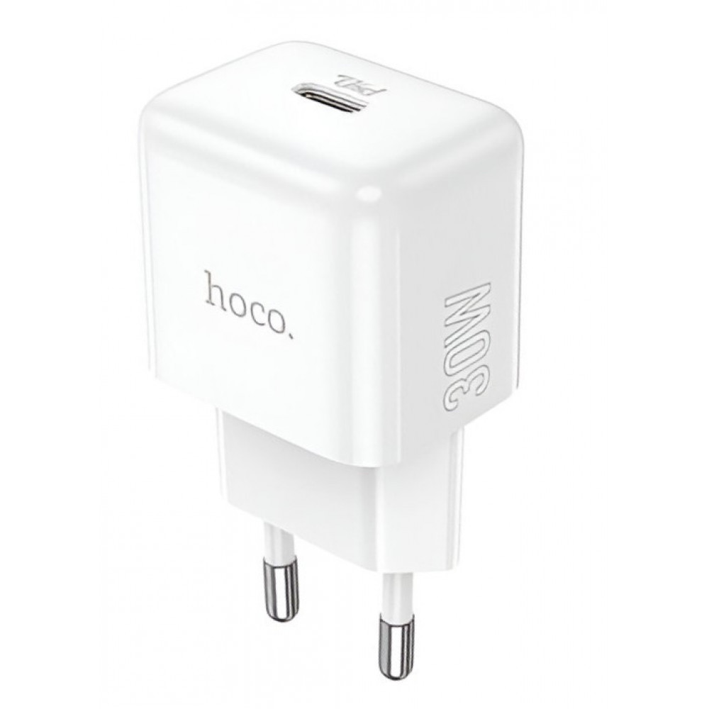 Home Charger 30W PD Hoco N32 Glory — white, фото 1