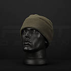 Шапка флісова хакі, фото 2