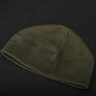 Шапка флісова хакі, фото 5