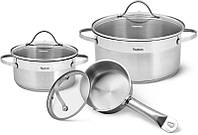 Посуда кухонная в наборе 6 предметов Evita из нержавеющей стали DP86331 Fissman ZK, код: 8389890