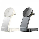 Magnetic Wireless Charger 3 in 1 Hoco CQ3 — Black, фото 4