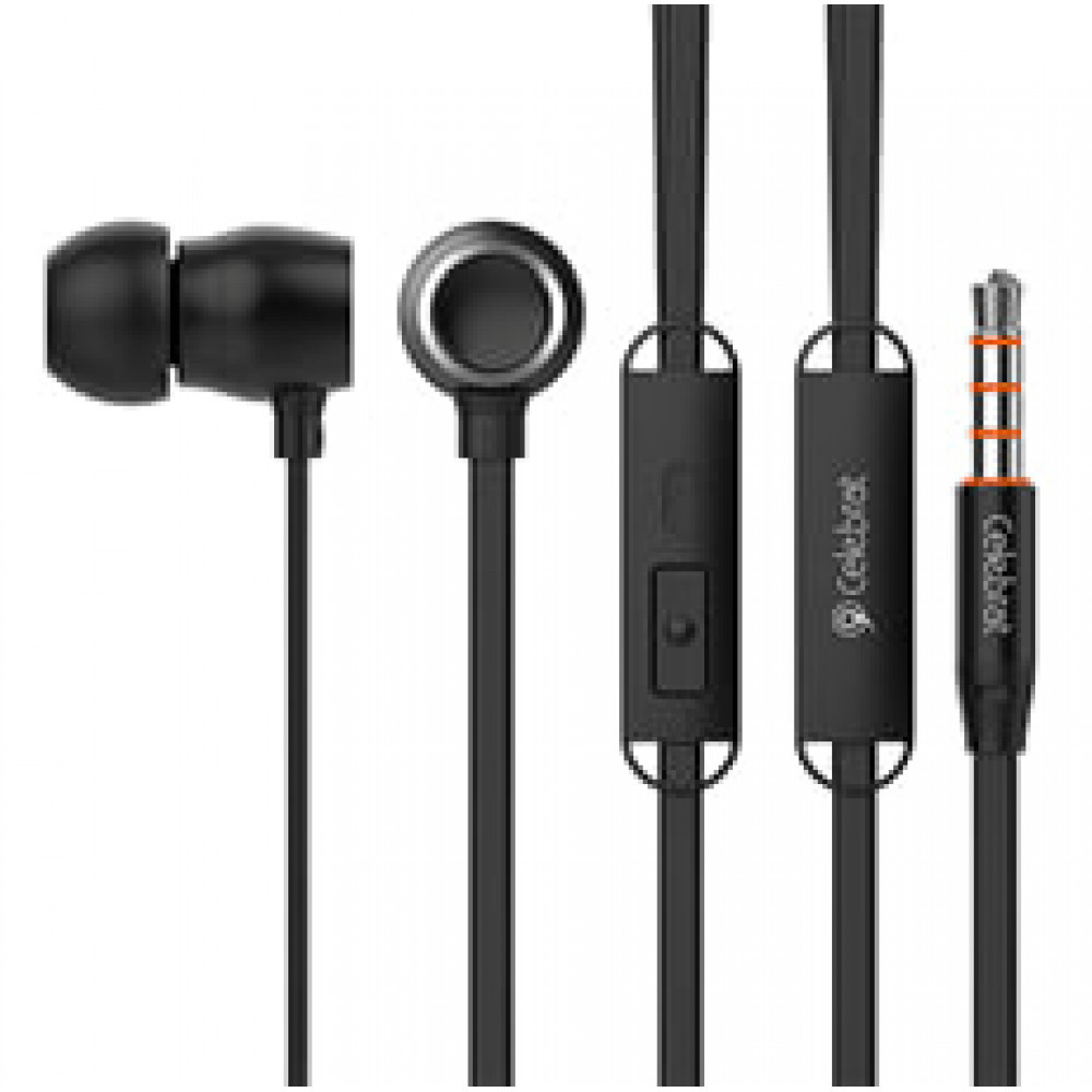 Навушники з мікрофоном 3.5mm — Celebrat G10 — Black