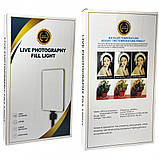 Лампа видеосвет LED | 4028 | 40x28 cm | 204, Lights | 2700K-6000K |, фото 7