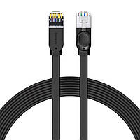 Six types of RJ45 Gigabit network cable 3m Baseus (PCWL-C01) high Speed (flat cable) Black — PCWL-C01 Black