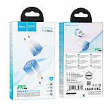 Home Charger | 20W | PD3.0 — Hoco C101A — Ice Blue, фото 2