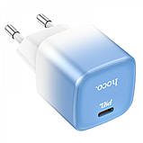 Home Charger | 20W | PD3.0 — Hoco C101A — Ice Blue, фото 3
