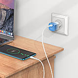 Home Charger | 20W | PD3.0 — Hoco C101A — Ice Blue, фото 5