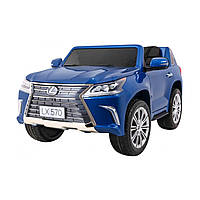 Электроавтомобиль Ramiz Lexus LX570 MP3 LED 2х12 В лакированный, синий (PA.DK-LX570.EXL.NIE)