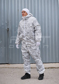 Тактичний костюм маскувальний Розвідника мультикам білий