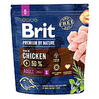 Корм Brit Premium Dog Adult S сухой с курицей для взрослых собак малых пород 1 кг ZK, код: 8451367