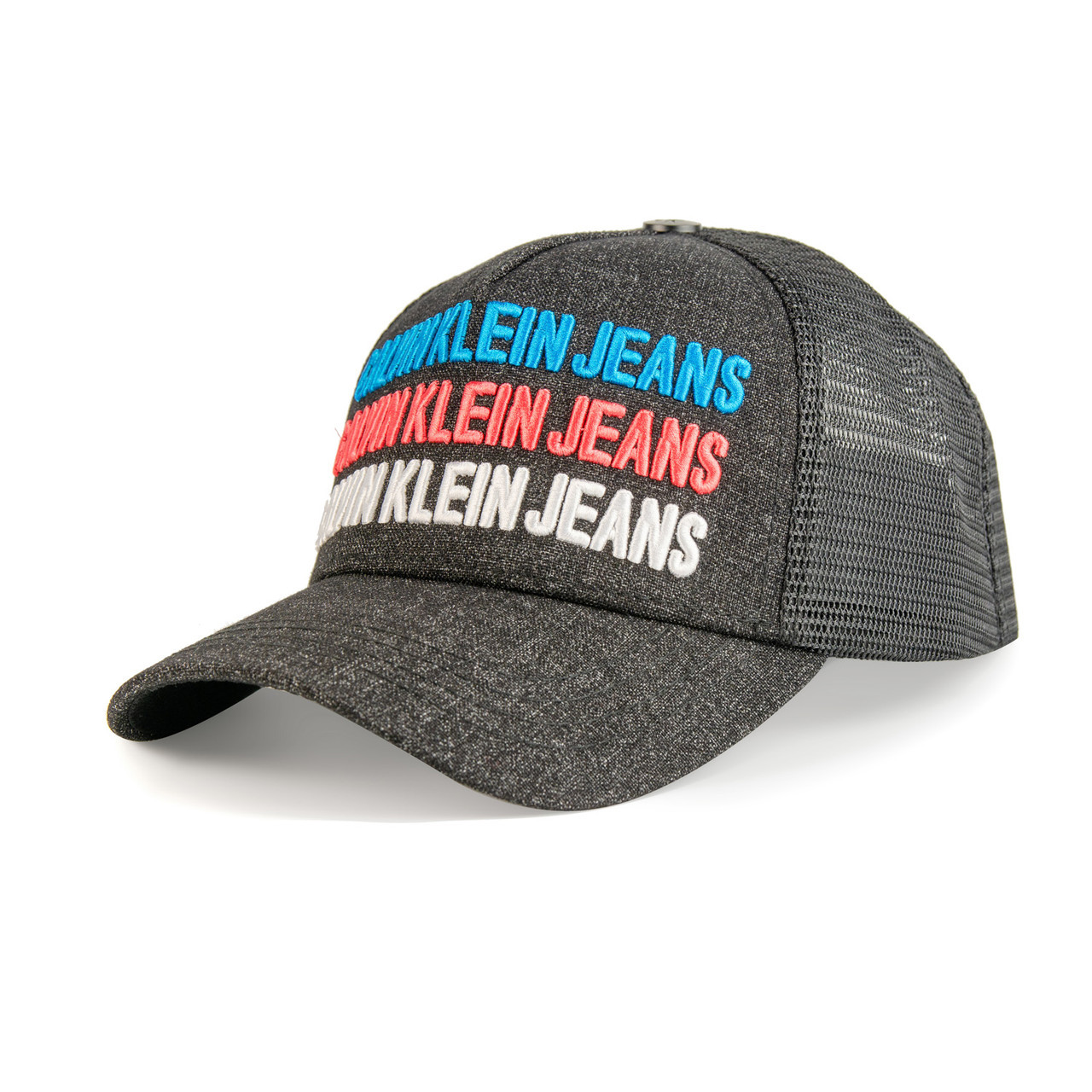 Бейсболка Calvin Klein Jeans SR22 CK JEANS цветной вышивка сетка темно-серый меланж 55-60 ZK, код: 8251412 - фото 1 - id-p2145857029