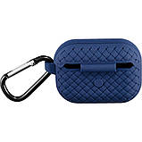 Airpods Case 1/2 Fabric Pattern — Midnight Blue, фото 3