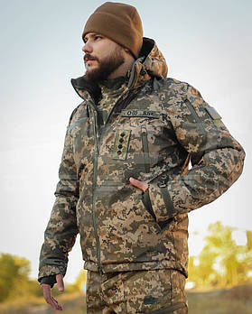 Куртка Хантер Софтшелл Зимова з флісовою кофтою ЗСУ