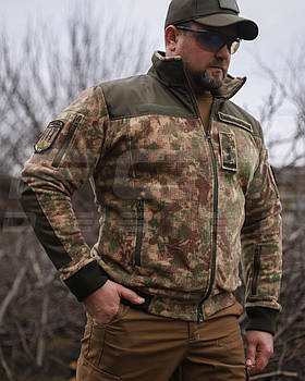 Тактична Кофта фліс тактична під резинку Хижак