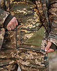 Штани зимові Софтшелл піксель ЗСУ утеплені термофліс, фото 7