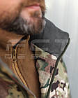 Куртка Хантер Софтшелл фліс на сітці Мультикам, фото 5