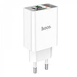Home Charger | 20W | PD | QC3.0 — Hoco C100A — White, фото 4