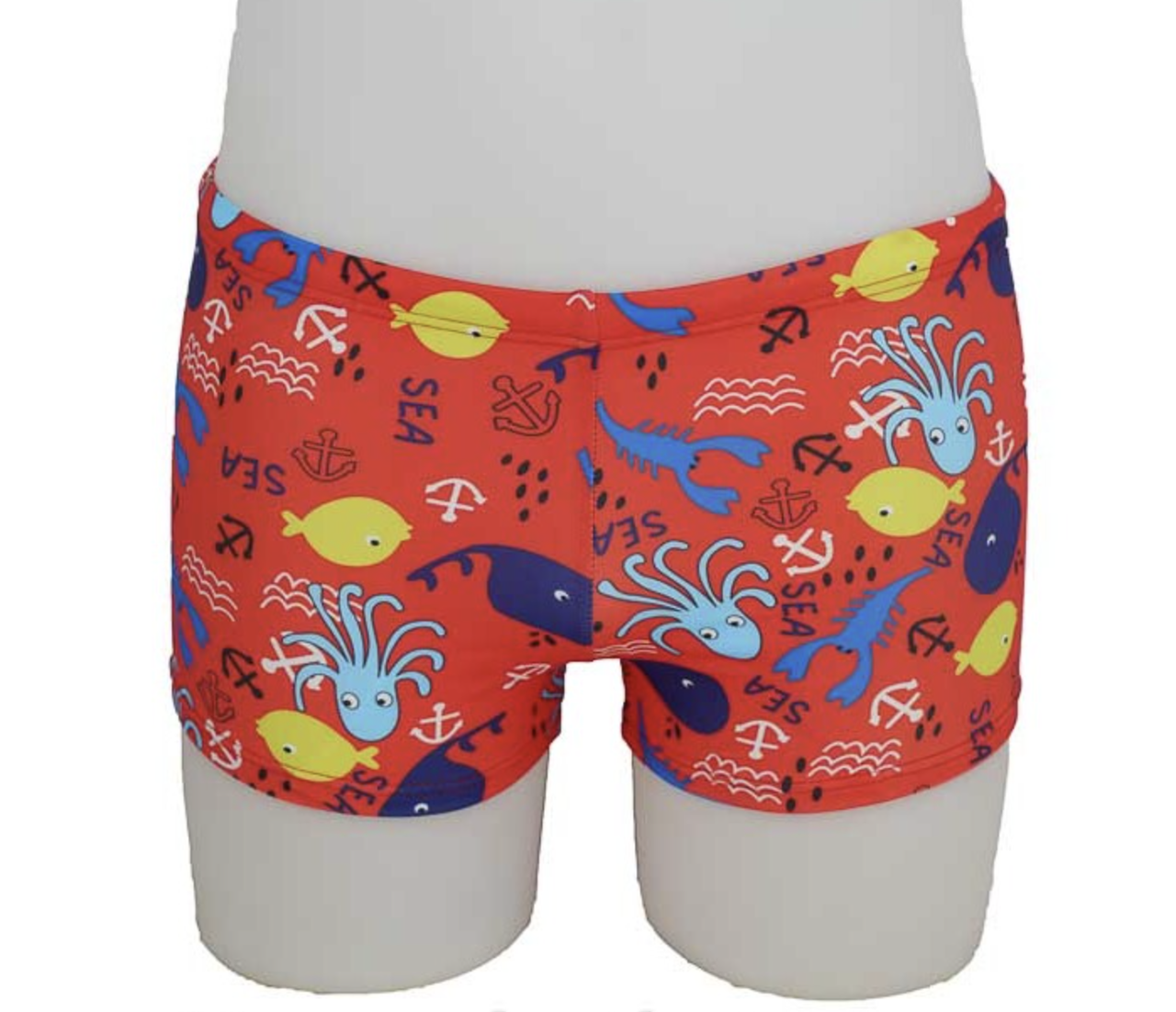 Дитячі плавки шорти боксери для хлопчиків розмір 98/104 для плавання басейну пляжу яскраві TERES 419 червоні