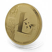 Монета сувенирная Eurs Litecoin Золотой цвет (LTC-G) ZK, код: 2602733