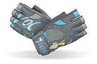 Перчатки для фитнеса MadMax MFG-921 Voodoo S Mid grey light blue ZK, код: 8194459