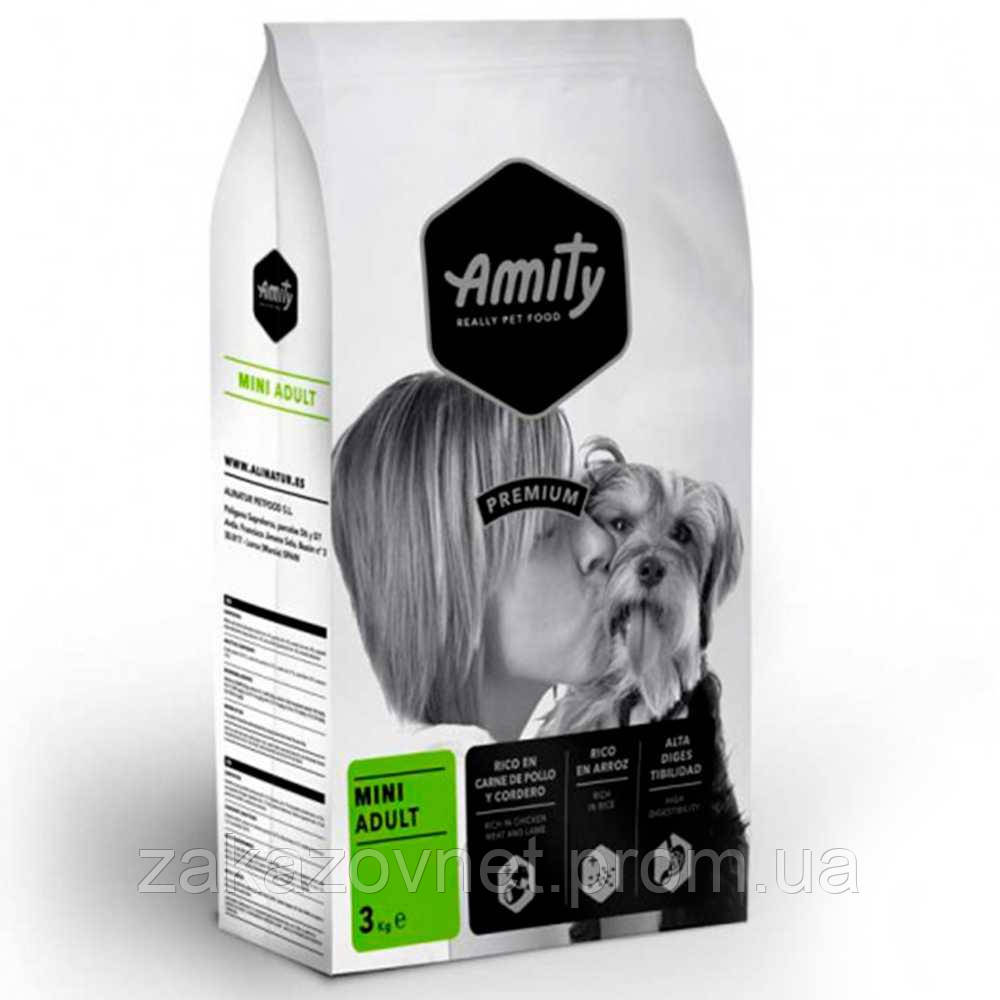 Корм Amity Mini Adult сухой с курицей и ягненком для взрослых собак малых пород 3 кг ZK, код: 8451898 - фото 1 - id-p2145988815