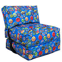 Бескаркасное кресло раскладушка Tia-Sport Принт поролон 210х80 см (sm-0890-12) ZK, код: 6537843