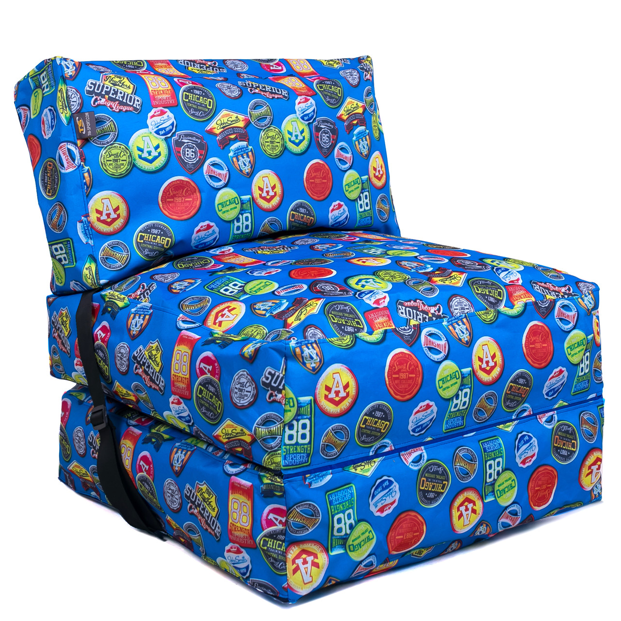 Безкаркасне крісло розкладачка Tia-Sport Принт поролон 210х80 см (sm-0890-12) ZK, код: 6537843