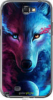 Силиконовый чехол Endorphone Samsung Galaxy Note 2 N7100 Арт-волк (3999u-17-26985) ZK, код: 7498899