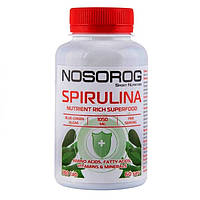 Спирулина для спорта Nosorog Nutrition Spirulina 180 Tabs ZK, код: 7808599