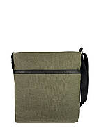 Сумка через плечо Exodus Leather Canvas Хаки P0805EX061 23 Х 26 Х 5 см ZK, код: 8447649