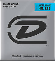 Струны для бас-гитары Dunlop DBSBN45125 Super Bright Nickel 5-Strings 45 125 ZK, код: 6555834