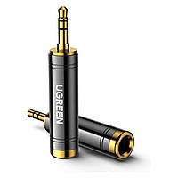 Аудіо адаптер UGREEN AV168 3.5mm Male to 6.35mm Female Adapter 1pcs(UGR-60711)