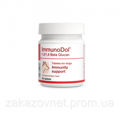Витаминно-минеральная кормовая добавка для иммунитета собак Dolfos ImmunoDol 30 таб. 138-30 ZK, код: 7739800 - фото 1 - id-p2146029424